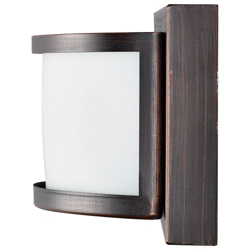 Main product image of Mercer (1) LED Wall Sconce Frosted Glass Georgetown Bronze Finish