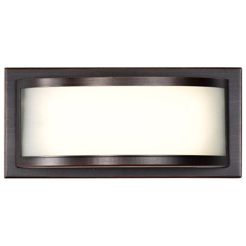 Main product image of Mercer (1) LED Wall Sconce Frosted Glass Georgetown Bronze Finish