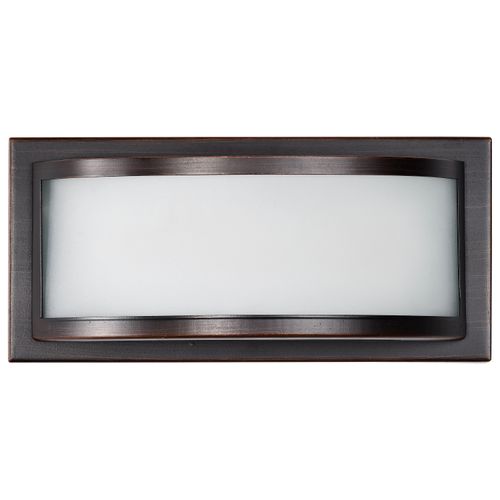 Main product image of Mercer (1) LED Wall Sconce Frosted Glass Georgetown Bronze Finish