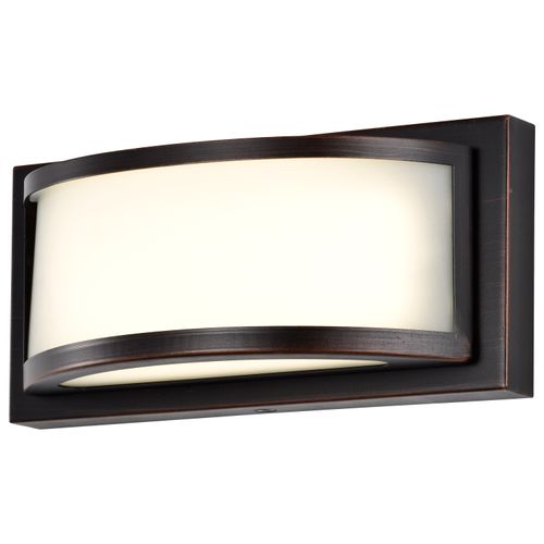 Main product image of Mercer (1) LED Wall Sconce Frosted Glass Georgetown Bronze Finish