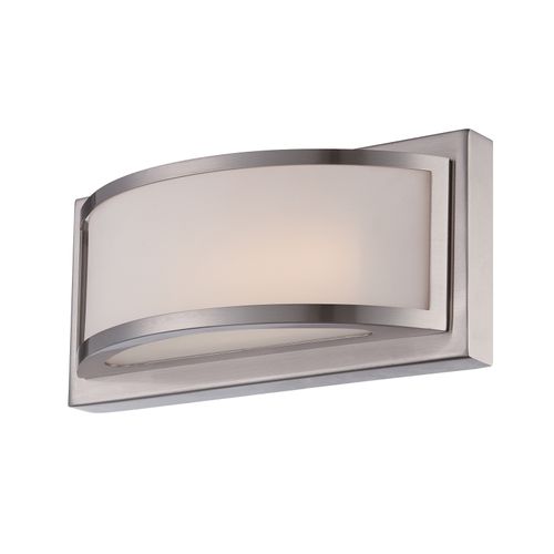 Main product image of Mercer (1) LED Wall Sconce Frosted Glass Brushed Nickel Finish