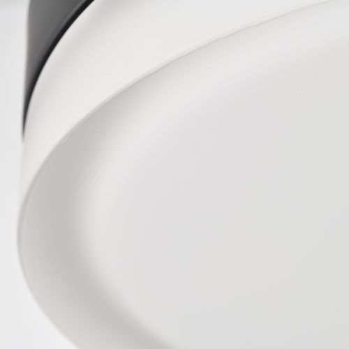 Main product image of Pi 11" Flush Mount LED Fixture Black Finish w/ Etched Glass