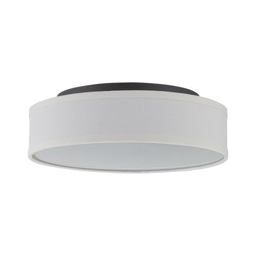 Main product image of Heather LED Flush Fixture w/ White Linen Shade