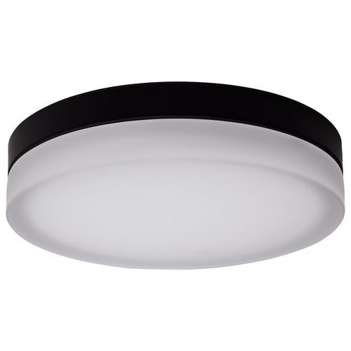 Main product image of Pi 14 Inch LED Flush Mount Black Finish Frosted Etched Glass CCT Selectable 120 Volts