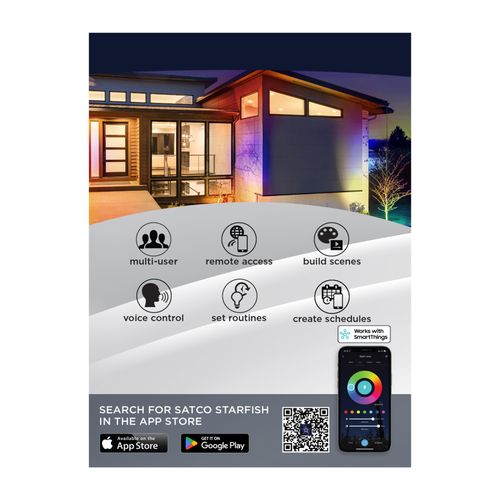 Main product image of 6W LED Landscape Floodlight, RGB and 2700K-5000K Tunable White, Bronze Finish