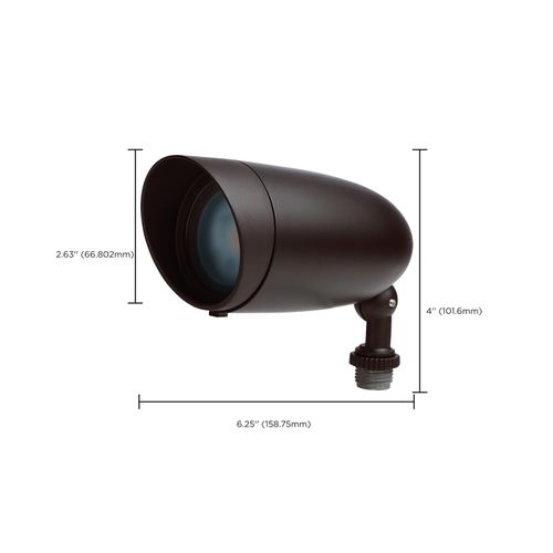 Main product image of 9W LED Landscape Floodlight, RGB and 2700K-5000K Tunable White, PAR20, Bronze Finish