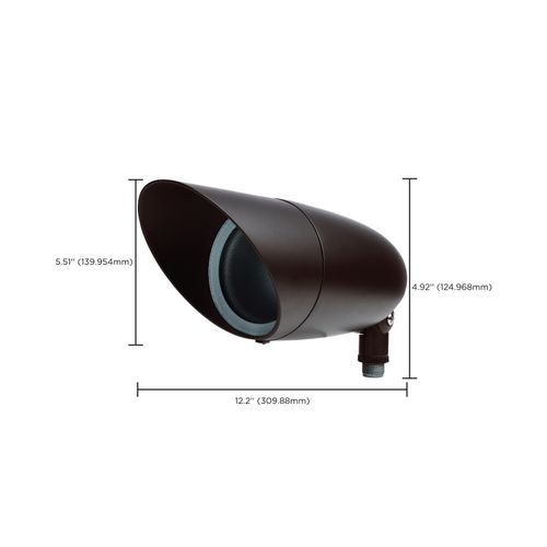 Main product image of 12W LED Landscape Floodlight, RGB and 2700K-5000K Tunable White, PAR30, Bronze Finish