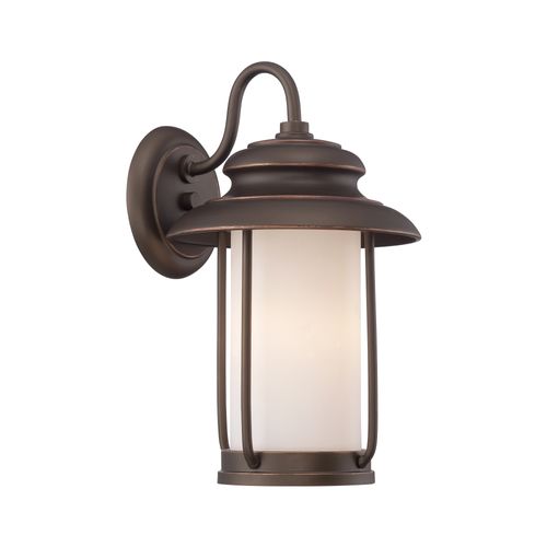 Main product image of Bethany LED Outdoor Small Wall w/ Satin White Glass