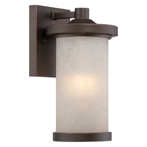 Main product image of Diego LED Outdoor Small Wall w/ Satin Amber Glass