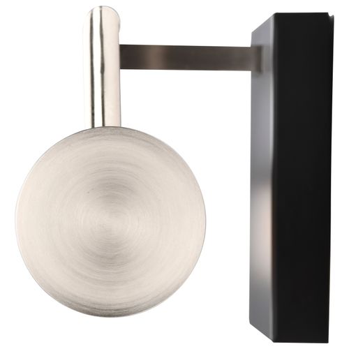 Main product image of Solano LED Medium Vanity Black and Brushed Nickel Finish White Acrylic Lens
