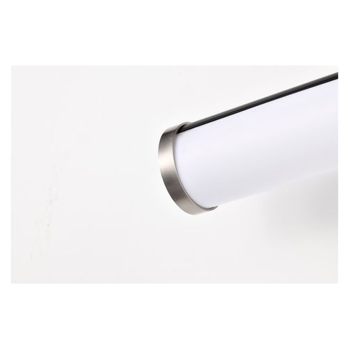 Main product image of Solano LED Medium Vanity Black and Brushed Nickel Finish White Acrylic Lens