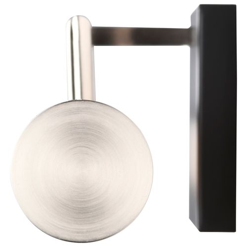 Main product image of Solano LED Large Vanity Black and Brushed Nickel Finish White Acrylic Lens