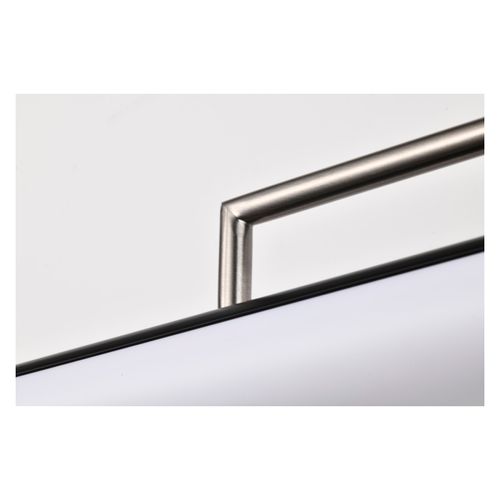Main product image of Solano LED Large Vanity Black and Brushed Nickel Finish White Acrylic Lens
