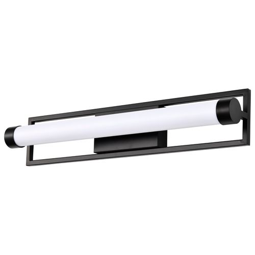 Main product image of Canal LED Medium Vanity Matte Black Finish White Acrylic Lens
