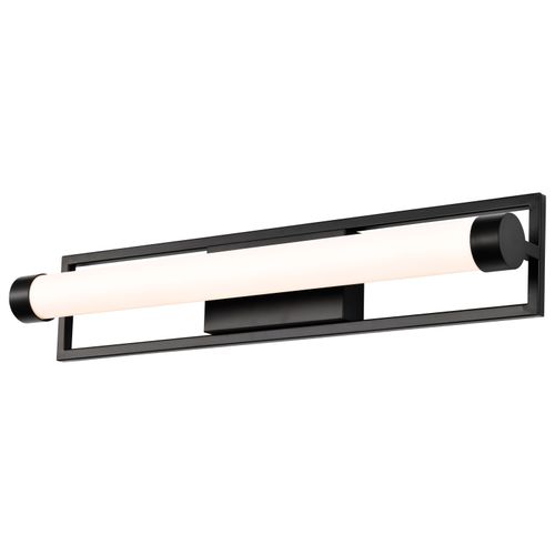 Main product image of Canal LED Medium Vanity Matte Black Finish White Acrylic Lens