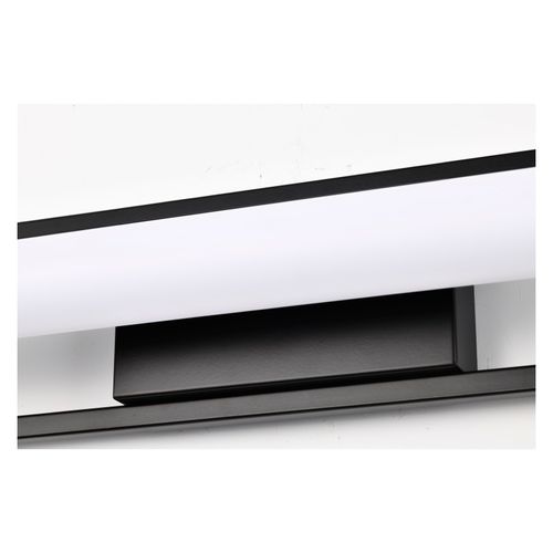 Main product image of Canal LED Medium Vanity Matte Black Finish White Acrylic Lens