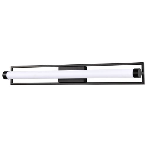 Main product image of Canal LED Large Vanity Matte Black Finish White Acrylic Lens