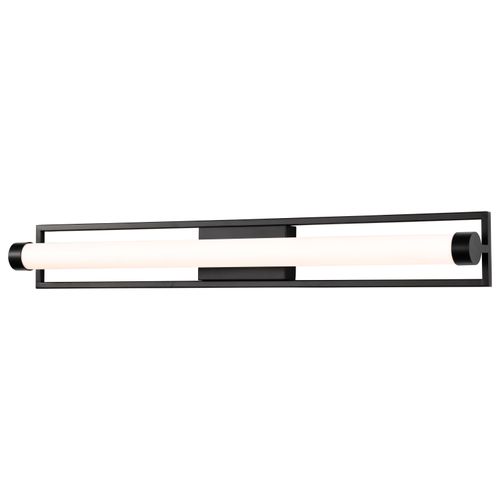Main product image of Canal LED Large Vanity Matte Black Finish White Acrylic Lens