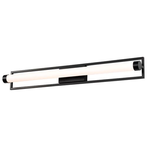 Main product image of Canal LED Large Vanity Matte Black Finish White Acrylic Lens