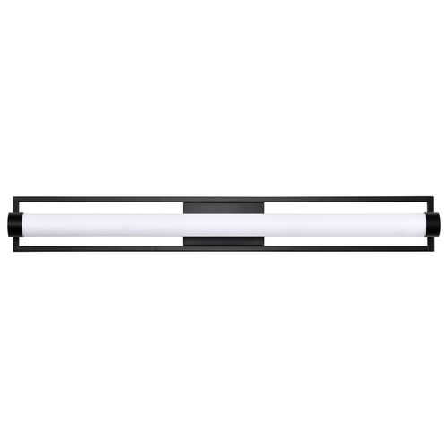 Main product image of Canal LED Large Vanity Matte Black Finish White Acrylic Lens