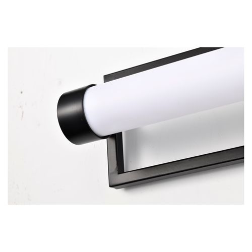 Main product image of Canal LED Large Vanity Matte Black Finish White Acrylic Lens