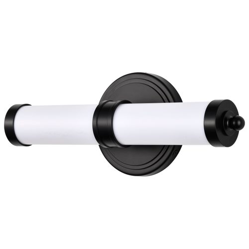 Main product image of Kagen LED Small Vanity Matte Black Finish White Acrylic Lens
