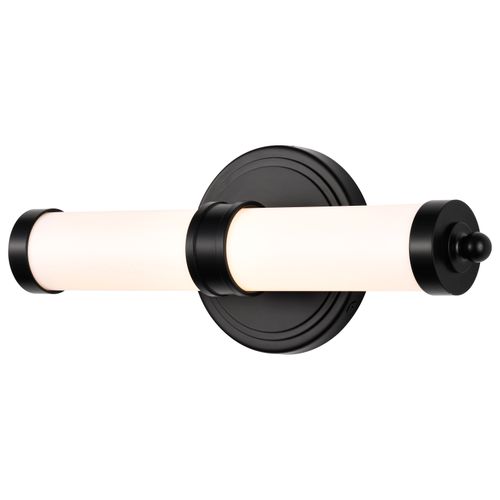 Main product image of Kagen LED Small Vanity Matte Black Finish White Acrylic Lens