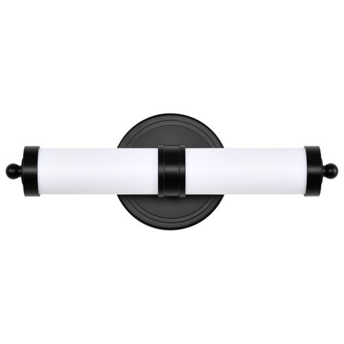 Main product image of Kagen LED Small Vanity Matte Black Finish White Acrylic Lens