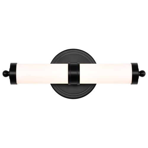 Main product image of Kagen LED Small Vanity Matte Black Finish White Acrylic Lens
