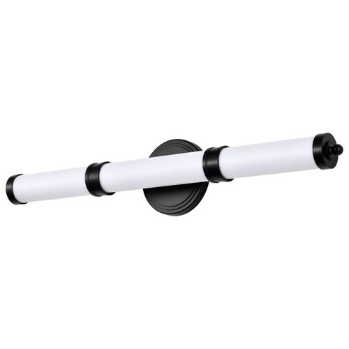 Main product image of Kagen LED Medium Vanity Matte Black Finish White Acrylic Lens