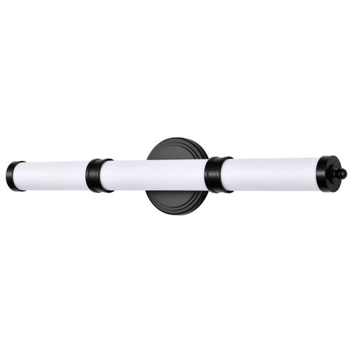 Main product image of Kagen LED Medium Vanity Matte Black Finish White Acrylic Lens
