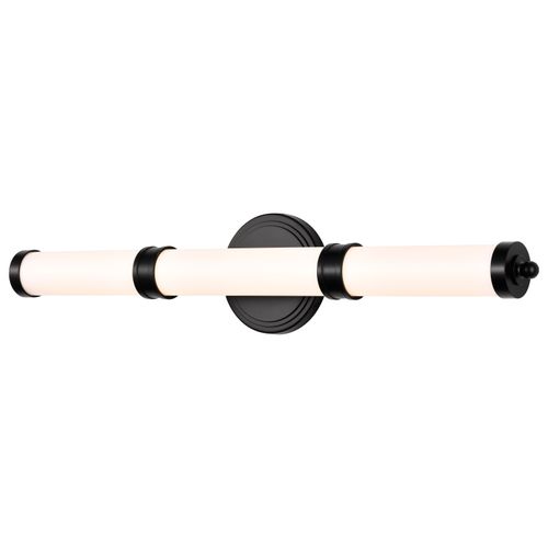Main product image of Kagen LED Medium Vanity Matte Black Finish White Acrylic Lens