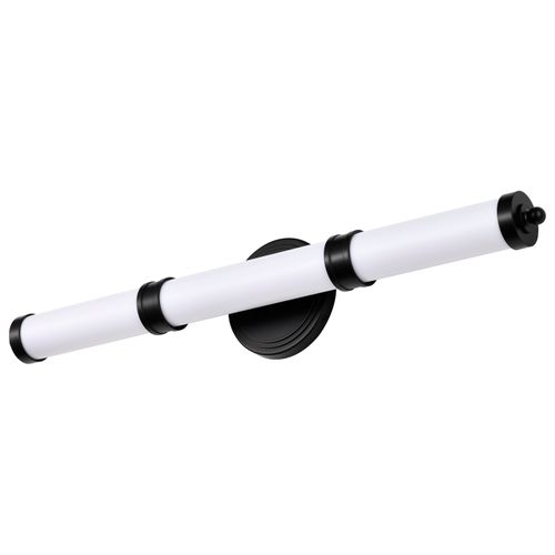 Main product image of Kagen LED Medium Vanity Matte Black Finish White Acrylic Lens