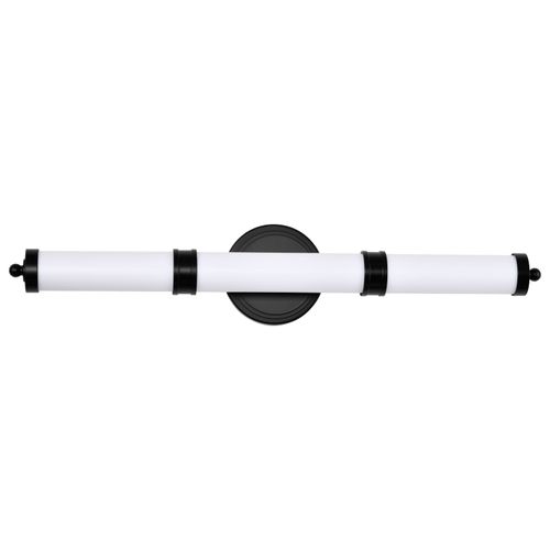 Main product image of Kagen LED Medium Vanity Matte Black Finish White Acrylic Lens