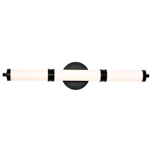 Main product image of Kagen LED Medium Vanity Matte Black Finish White Acrylic Lens