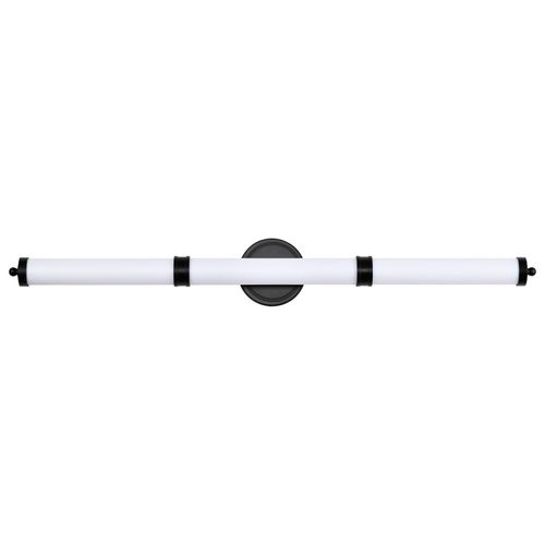 Main product image of Kagen LED Large Vanity Matte Black Finish White Acrylic Lens