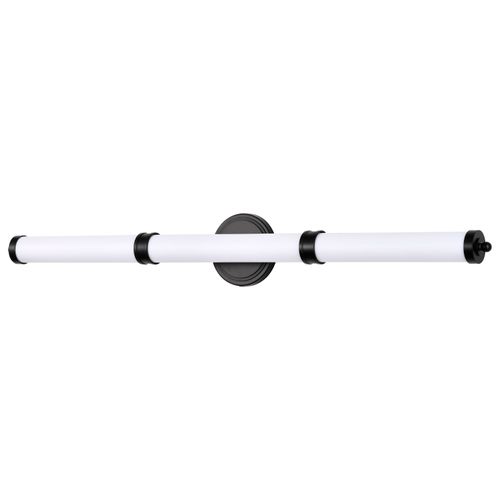 Main product image of Kagen LED Large Vanity Matte Black Finish White Acrylic Lens
