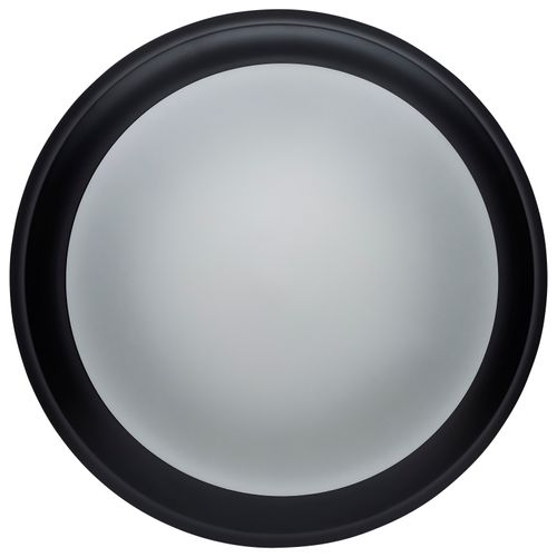 Main product image of 25W Flush Mount Twist & Lock Fixture LED 14" Matte Black Finish Frosted Glass