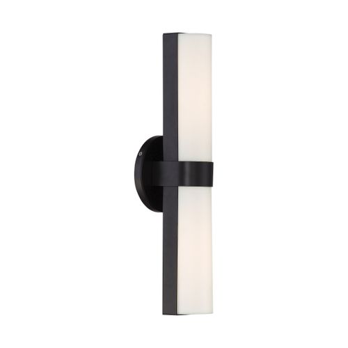 Main product image of Bond Double LED Vanity 17.5 inches Aged Bronze Finish White Acrylic Lens