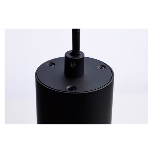 Main product image of Century 12 Watt 16" LED Pendant Matte Black and Brushed Brass Finish