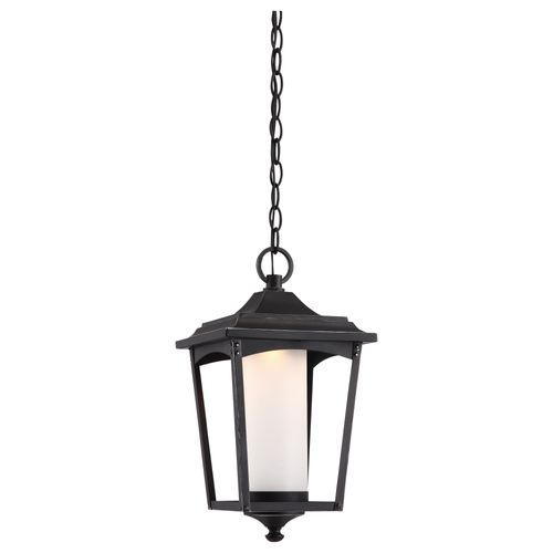 Main product image of Essex Hanging Lantern Sterling Black Finish