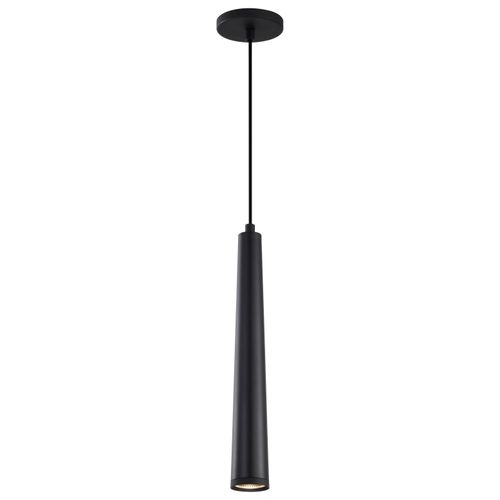 Main product image of Melrose 12 Watt 16" LED Pendant Matte Black Finish