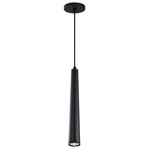 Main product image of Melrose 12 Watt 16" LED Pendant Matte Black Finish