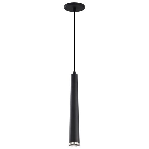 Main product image of Melrose 12 Watt 16" LED Pendant Matte Black and Brushed Nickel Finish