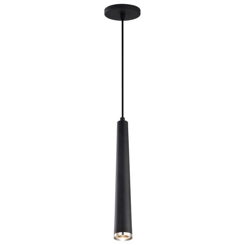 Main product image of Melrose 12 Watt 16" LED Pendant Matte Black and Brushed Nickel Finish