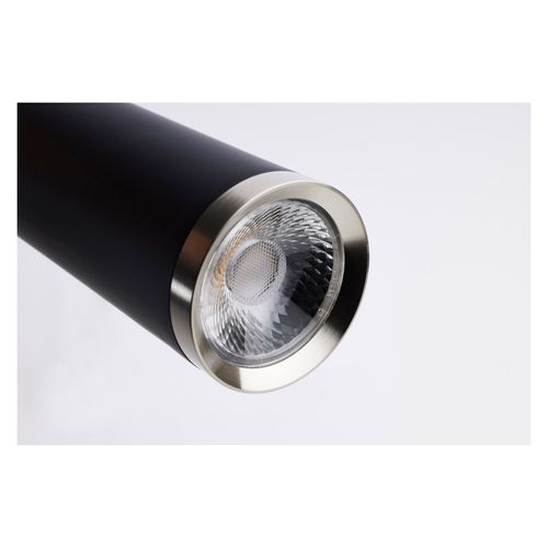 Main product image of Melrose 12 Watt 16" LED Pendant Matte Black and Brushed Nickel Finish