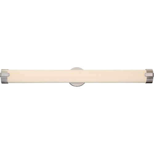 Main product image of Loop 36" LED Wall Sconce Brushed Nickel Finish White Acrylic Lens