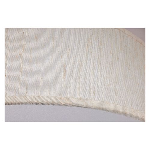 Main product image of 15" CCT Selectable Fabric Drum LED Decor Flush Mount Fixture Beige Fabric Shade Acrylic Diffuser