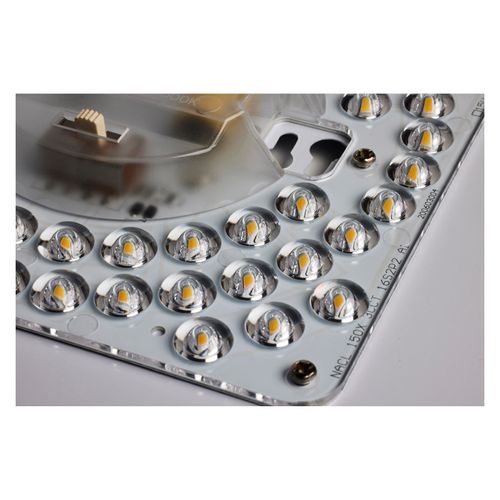 Main product image of 15" CCT Selectable Fabric Drum LED Decor Flush Mount Fixture White Fabric Shade Acrylic Diffuser