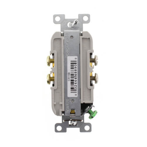 Brown Electrical Duplex Receptacle (15A, 125V)